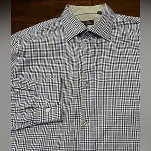 Hart Schaffner & Marx Long Sleeve Button Up Shirt Men’s Size XL